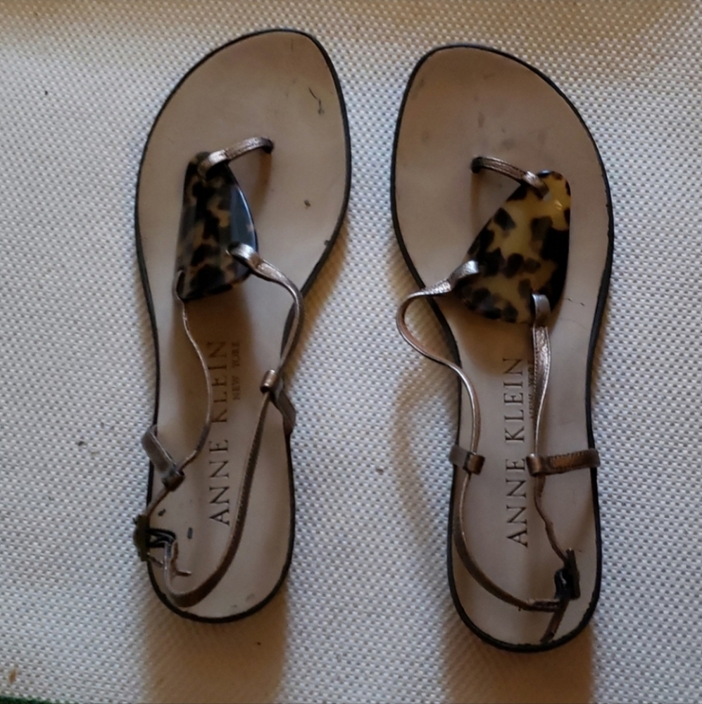 Anne Klein Women's Brown Sandals Size 9